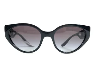 Dolce & Gabbana Sunglasses DG6146 501/8G Black Cat Eye Frames Gray Purple Lenses - Picture 1 of 13