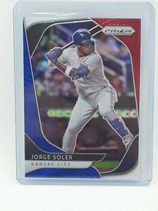 Jorge Soler 2020 Panini Prizm Baseball - RED WHITE & BLUE #8 Kansas City Royals