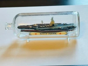 Micro Machines Galoob 1991 Ship In A Bottle - Kitty Hawk - Picture 1 of 2