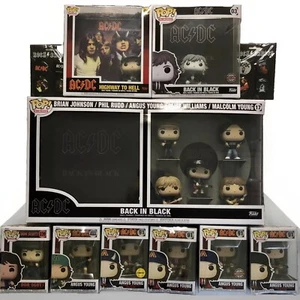 FUNKO POP AC/DC BUNDLE BACK IN BLACK HIGHWAY TO HELL ANGUS YOUNG CHASE BON SCOTT - Picture 1 of 24