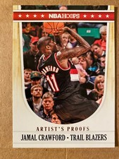 JAMAL CRAWFORD 2011-12 NBA Hoops ARTIST'S PROOF #1  Portland Trail Blazers 