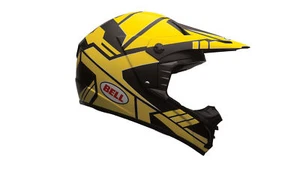 Bell Motorcycle Helmet Bell SX-1 Stack Charcoal/Yellow - Picture 1 of 1