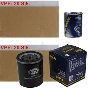 20x Original SCT Ölfilter SM 143 + Motor Flush Motorspülung - Bild 1 von 6