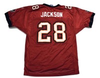 Reebok NFL Mens Tampa Bay Buccaneers #28 Jackson Football Jersey LOOK M