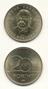 Hungary / Ungarn - 20 Forint 2003 UNC - Gedenkausgabe, Deak Ferenc - Bild 1 von 1