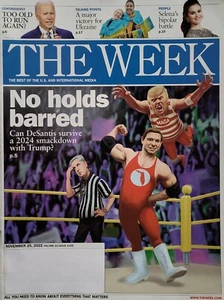 RON DESANTIS vs DONALD TRUMP November 2022 THE WEEK Magazine JOE BIDEN TOO OLD? - Picture 1 of 1