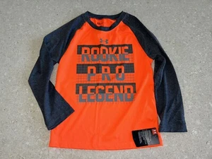 New Under Armour Boys Shirt Dri Fit Top Size 5 - Picture 1 of 1