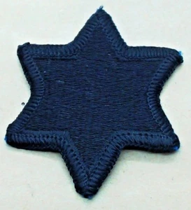 INSIGNIA ORIGINAL DE PARCHE DE HOMBRO DE TELA TENUE DE 6A DIVISIÓN EE. UU. - Imagen 1 de 1