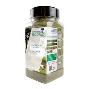 WWScenics 2mm Winter Static Grass - 1000ml Canister - Picture 1 of 1