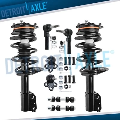 Front Struts w/ Coil Spring Sway Bar Tie Rod for Chevy Impala Buick Regal Allure - Image 1 of 4