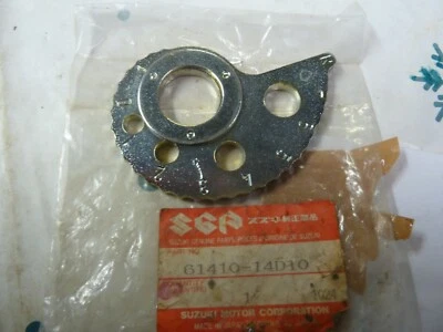 NOS SUZUKI DR250/300 CHAIN ADJUSTER RIGHT SIDE 61410-14D10 - Image 1 of 4