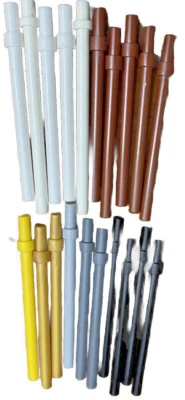 LEGO X20 Bar 5L W/Stop Ring: Stick Pole Rod Peg Pin Connector ~ 7 Colors #63965 - Image 1 of 4