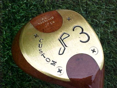 Club de Golf Persimmon Joe Powell Personalizado JPLW Acabado Derecha 3 Madera con Nuevo Empuñadura Tour Foto 1 de 4