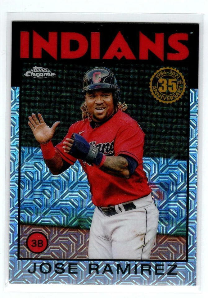 2021 Topps '86 Topps Chrome #86TC69 Jose Ramirez (ref 172320) - Image 1 of 1