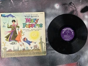 1964 Vintage Disneyland Records Mary Poppins Vinyl LP & Book Disneyland ST-3922 - Picture 1 of 8