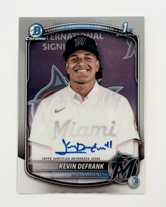 2025 Bowman Chrome Kevin Defrank Auto 1st Prospect Autograph #CPA-KD Marlins - Picture 1 of 1