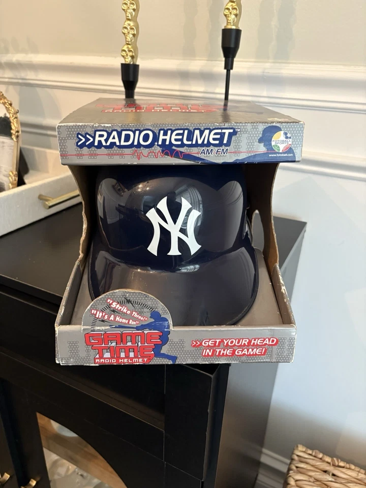 VINTAGE New York YANKEES “Game Time Radio Helmet” - Image 1 of 3