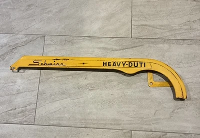 Vintage Schwinn Heavy Duti Yellow Chain Guard USED Condition (see Pics) - Image 1 of 4
