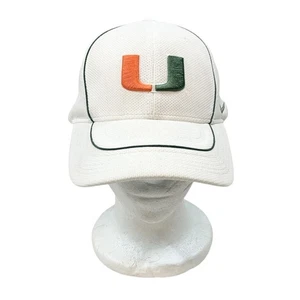 Nike Team Erwachsene OSFA Miami Hurricanes NCAA Fußball Hakenschlaufe Y2K Micro Mesh weiß - Bild 1 von 7