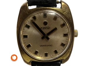 1970er ROAMER Vanguard Handaufz. Vintage SWISS Kultuhr läuft gut - Picture 1 of 8