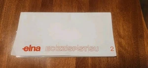 Elna EC ZZ SP ST SU #2 Instruction Manual User Guide Super Star Zig Zag  - Picture 1 of 4