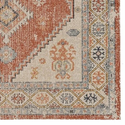 Linon Great Zero Lofton Machine Made Polyester 2'x3' Rug in Ivory - Image 1 of 4