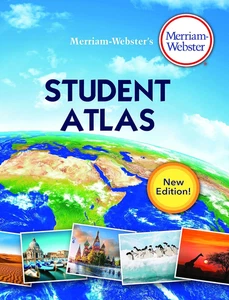 Merriam-Webster’S Student Atlas - Features Full-Color Physical, Political, & The - Picture 1 of 12
