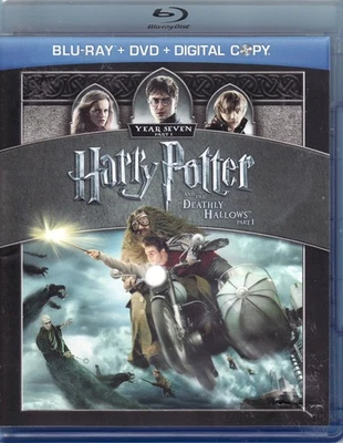 Harry Potter and the Deathly Hallows Part 1 LIMITED EDITION Blu-ray / DVD / ... - Image 1 of 2