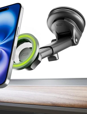 Soporte magnético para teléfono MagSafe, MagAlign Pro Extend para parabrisas de coche... Foto 1 de 4