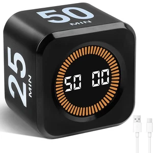 Dual Display Timer für Kinder Visueller Countdown für Kochen Lernen und mehr - Bild 1 von 16