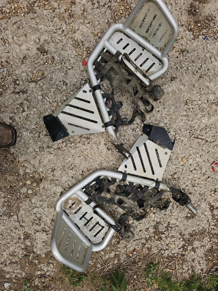 2010-2022 Can-am DS 90x, OEM Nerf Bar Foot Peg Set, LH-RH - Image 1 of 4