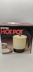 VALIANT HOT Water POT 4 CUP ELECTRIC Enameled ALUMINUM WATER #927186 Yellow - Picture 1 of 7