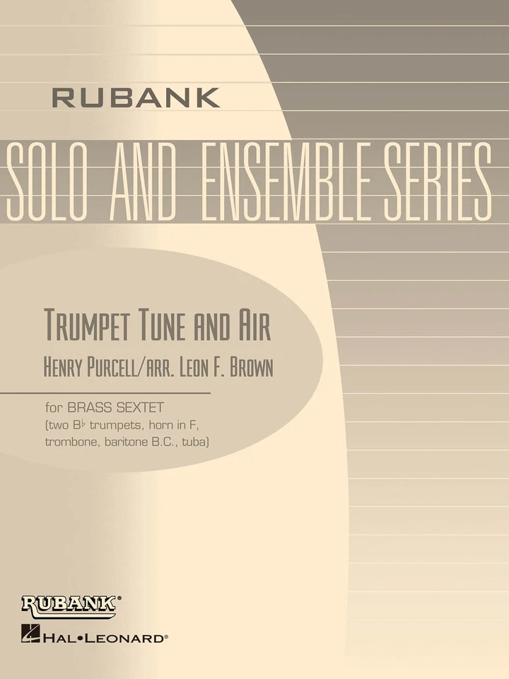 Henry Purcell Trumpet Tune and Air for Brass Sextet Sheet Music Rubank Book - Image 1 of 1