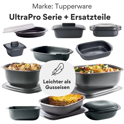 Tupperware Ultra Pro Einzeln: Kasserolle Backofen Mikrowelle Auflaufform Quiche - Bild 1 von 4