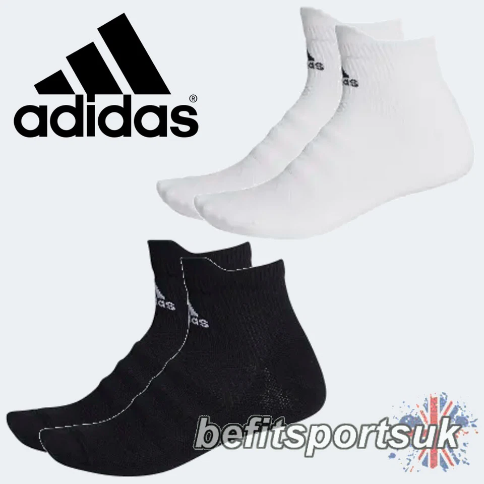 ADIDAS CLIMACOOL RUNNING SOCKS ANKLE TECHFIT WOMENS MENS LADIES CUSHIONED GYM - Image 1 of 1