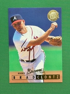 1995 Fleer Ultra Baseball #M8 Brad Clontz RC Gold Medallion Rookies - Picture 1 of 2