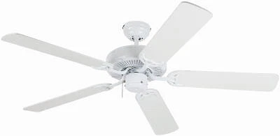 Westinghouse 78024 Contractor's Choice Ceiling Fan, White, 5 Blades, 52-In. - - Image 1 of 2