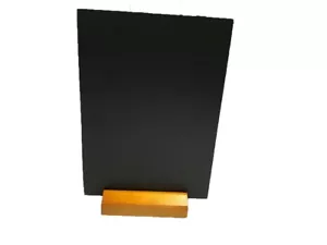 A5 TABLE TOP BLACKBOARD & STAND MENU NOTICE DISPLAY CHALK BOARD PORTRAIT ZHJA5 - Picture 1 of 3