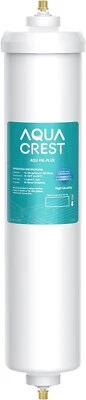 Filtro de água em linha AQUACREST para geladeira e máquina de gelo, reduz o cloro - Imagem 1 de 4