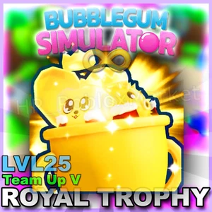 SECRET ROYAL TROPHY | ♾️BGSI - Bubble Gum Simulator Infinity⚡FAST DELIVERY⚡LVL25 - Picture 1 of 1