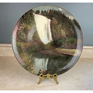 Royal Doulton Montmorency Falls Near Quebec City collector plate - D6472 - Picture 1 of 4