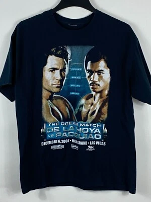 2008 The Dream Match De La Hoya Vs Pacquiao @ MGM Grand Las Vegas Tee Shirt F75 - Image 1 of 3