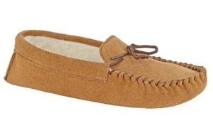 Mocasín completo de cuero Mokkers JAKE MS161 hecho en Inglaterra pantuflas marrón - Imagen 1 de 1