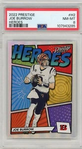 PSA 8 2022 Panini Prestige Heroes Joe Burrow Heroes - #H2 - Bild 1 von 3