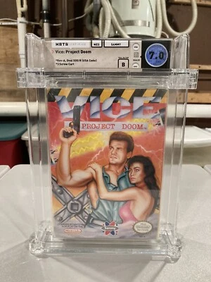 Vice: Project Doom Nintendo NES Graded WATA 7.0 B New Sealed Rare Game Not VGA - Image 1 of 4