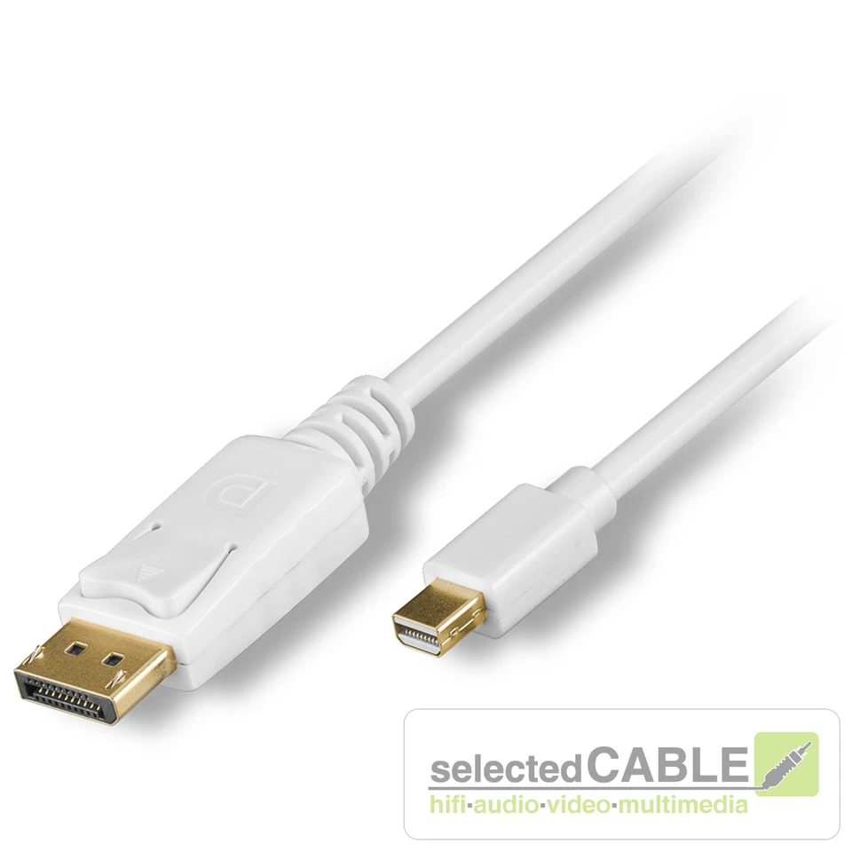Summer Cable Basic 1m DisplayPort to Mini DisplayPort Cable Male | DPMD-0100 - Image 1 of 1