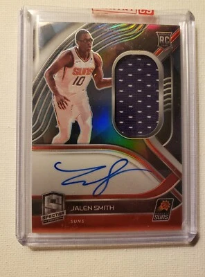 2020-21 Spectra Jalen Smith RPA 022/149 Suns/Pacers Rookie Jersey Autograph - Image 1 of 2