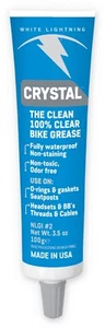 White Lightning Crystal Clear Grease 3.5oz 100g Bicycle Grease - Picture 1 of 3