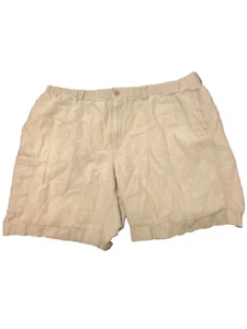 L.L Bean Short Men's Size 42 Cargo 100% Linen - Picture 1 of 6