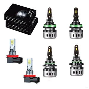 For Nissan Pathfinder 2013-2016 6PCS LED Headlight Hi/Lo & Fog Light Bulbs Combo - Foto 1 di 15